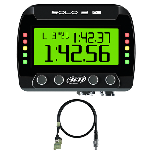 Honda AiM Solo 2 DL Motocross Plug & Play Lap Timer Kit - AimShop.com