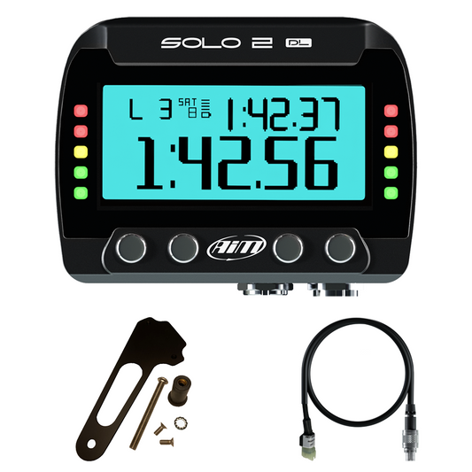 Honda CBR 600RR & 1000RR AiM Solo 2 DL Plug & Play Lap Timer Kit - AimShop.com