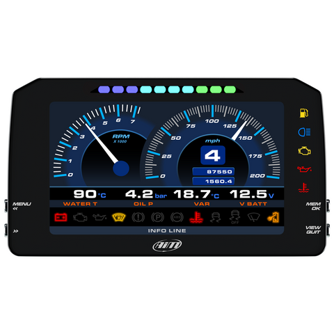 MXP 1.3 Strada Road Icons Motorcycle Dash Display - AimShop.com