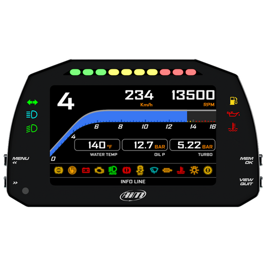 AiM MXS 1.3 Strada Suzuki IVA 5" TFT Display Plug & Play Kit - AimShop.com