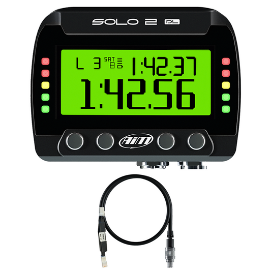 Microtec M206 AiM Solo 2 DL Motocross Plug & Play Lap Timer Kit - AimShop.com