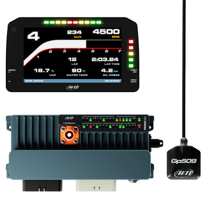 AiM PDM32 With 6" Race Icons Display GPS Data Logging Kit - AimShop.com