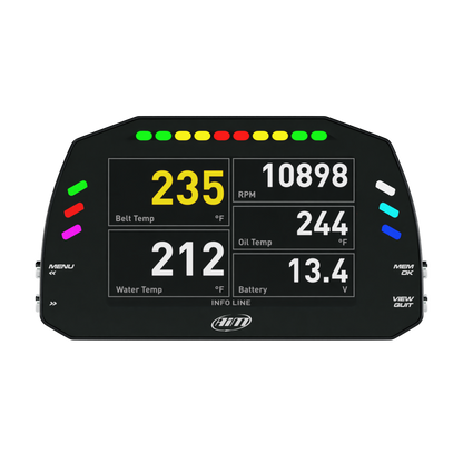 AiM 5" TFT Dash Display with Race Icons for PDM08/PDM32 - AimShop.com
