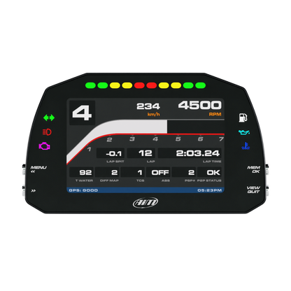 AiM 5" TFT Dash Display with Road Icons for PDM08/PDM32 - AimShop.com