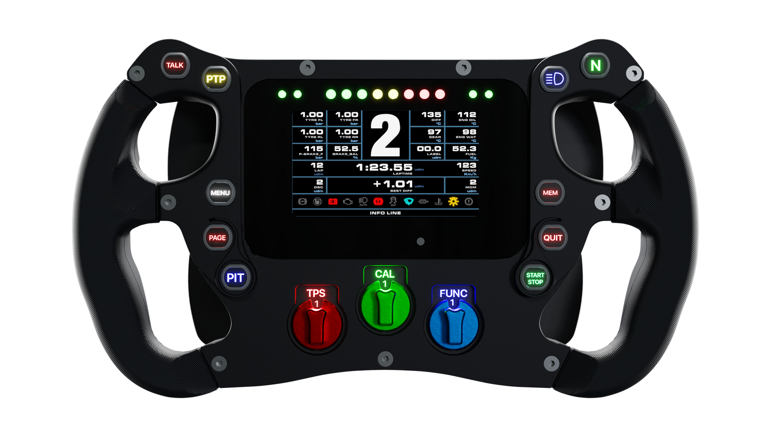 AiM Formula Steering Wheel 4 GT350 - AimShop.com