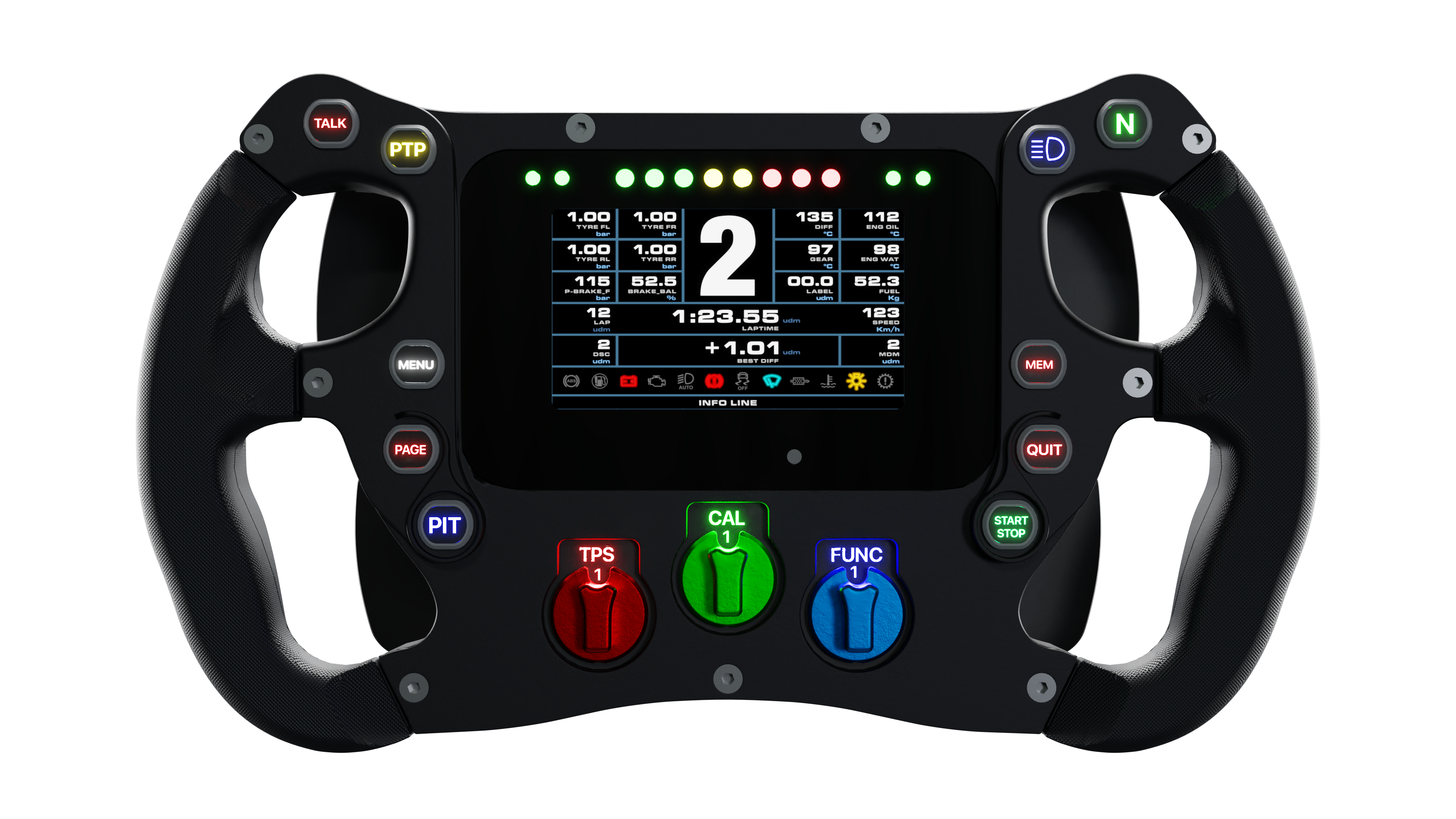 AiM Sim Racing Formula Steering Wheel 4 GT320 - AimShop.com