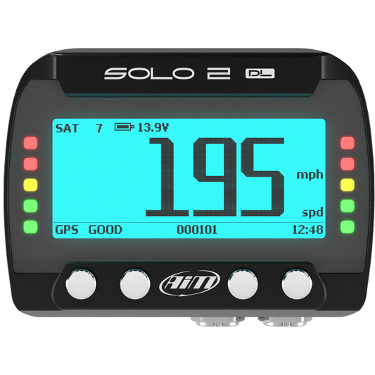 AiM Solo 2 DL GPS + ECU Car Track Day Lap Timer - AimShop.com