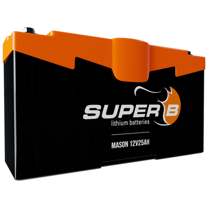 Super B Mason 12V25Ah BMS Lithium Battery - AimShop.com
