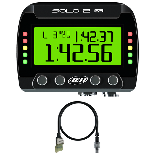 TM Racing AiM Solo 2 DL Motocross Plug & Play Lap Timer Kit - AimShop.com